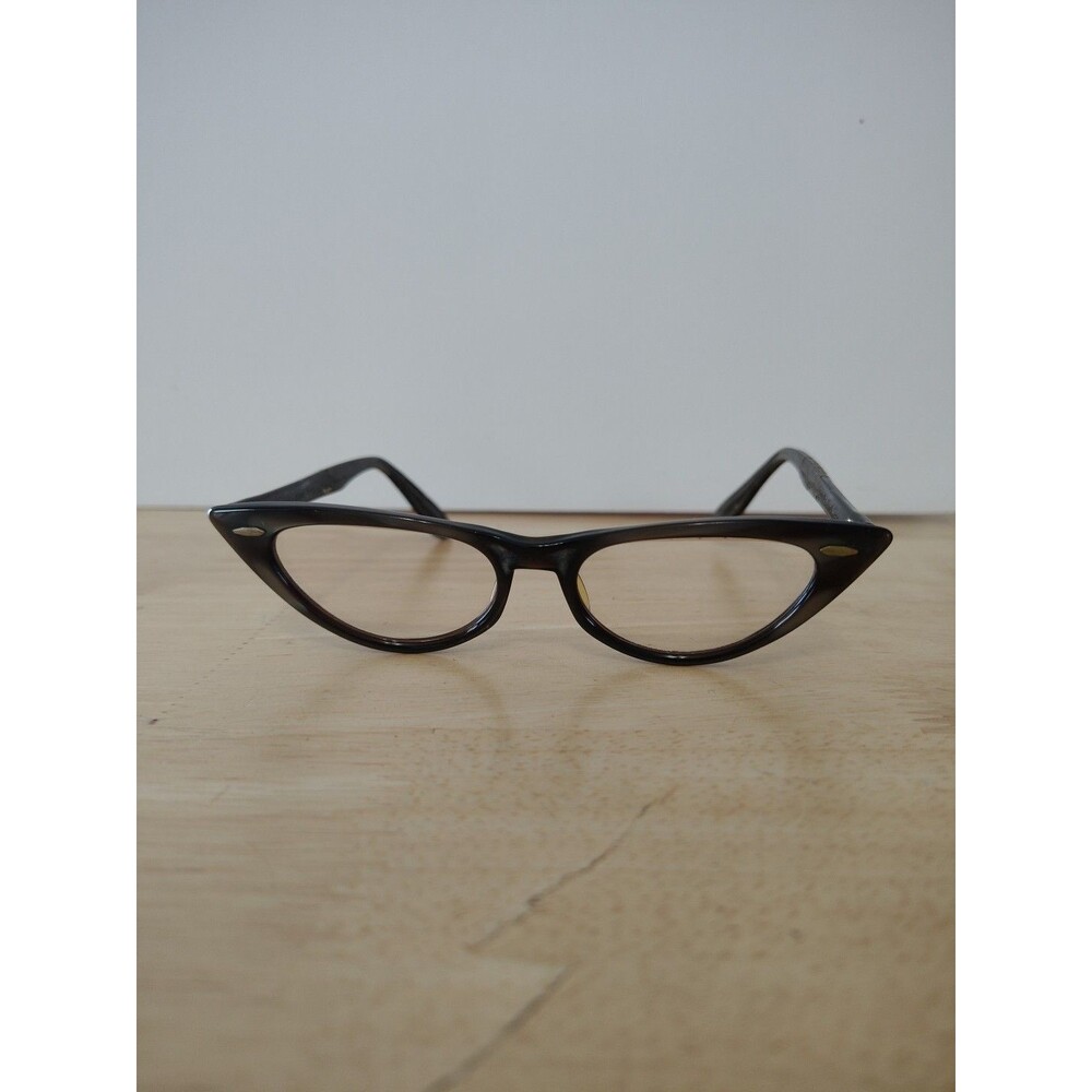 1960's VINTAGE BAUSCH & LOMB MULTI TONE CATS EYE Eye Glass Or SUNGLASSES FRAMES